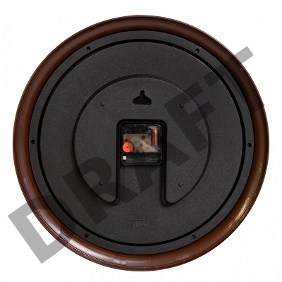 Часы настенные аналоговые Бюрократ WallC-R77P D35см коричневый