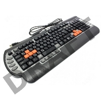 Клавиатура A4Tech G800V черный USB Multimedia Gamer