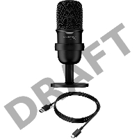 Микрофон проводной HyperX SoloCast 2м черный