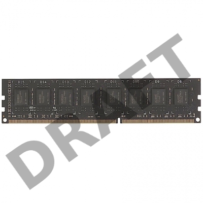 Память AMD 4GB DDR3 1600MHz DIMM R3 Value Series Black R534G1601U1S-U Non-ECC, CL11, 1.5V, Retail