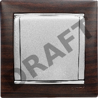 Рамка 1п ТемнДер/Сереб VLN Рамка 1п ТемнДер/Сереб VLN