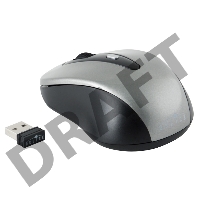 Мышь Oklick 435MW серый/черный оптическая (1600dpi) беспроводная USB (3but)