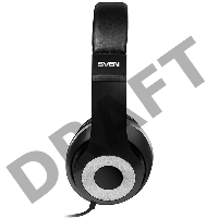 Наушники SVEN AP-930M черные {Разъем 3,5 мм, Поддержка функций управления плеером, Поддержка функции hands-free, Микрофон на кабеле, Улучшенная система передачи звука}