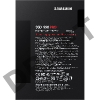 Твердотельный диск 1TB Samsung 990 PRO, M.2, PCI-E 4.0 x4, TLC 3D NAND [R/W - 7450/6900 MB/s] /EU