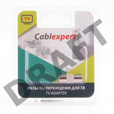 Переходник Cablexpert APL-TVMTVM-01, TV (папа) / TV (папа), блистер