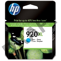 Картридж струйный HP 920XL CD972AE голубой для HP OJ 6000/6500