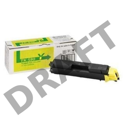 Тонер-картридж Kyocera TK-580Y (1T02KTANL0) желтый для FS-C5150DN 2800 стр.