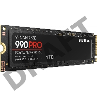 Твердотельный диск 1TB Samsung 990 PRO, M.2, PCI-E 4.0 x4, TLC 3D NAND [R/W - 7450/6900 MB/s] /EU