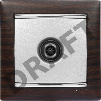 Рамка 1п ТемнДер/Сереб VLN Рамка 1п ТемнДер/Сереб VLN