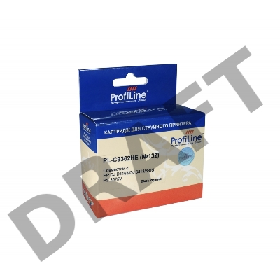 Картридж PL-C9362HE №132 для принтеров HP Deskjet D4260/D4360 Photosmart C4280/C4380/C4385/C4480/C4524/C4580/C5280/D5360 Officejet J5730/J5780/J5785/J6410/J6415 Black пигмент ProfiLine