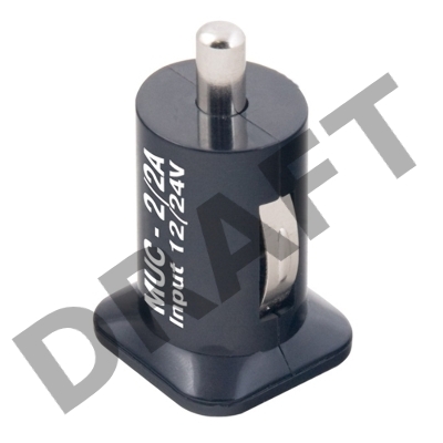 Автомобильное зар./устр. Mystery MUC-2/3A универсальное черный