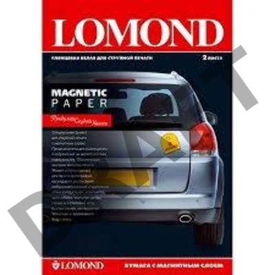Бумага Lomond глянцевая, для изготовления магнитных стикеров, А3, 660г/м2, 530мкм, 2 листа.
