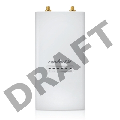 Точка доступа UBIQUITI RocketM2(EU) 2x RP-SMA, GPS-приёмник, 2х10/100 BASE-TX