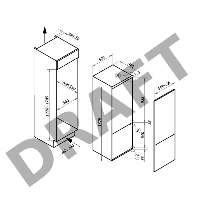 Холодильник встраиваемый MAUNFELD MBF177SW