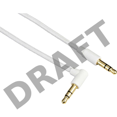 Кабель Hama 00173875 Jack 3.5 (m) Jack 3.5мм (m) 1м белый