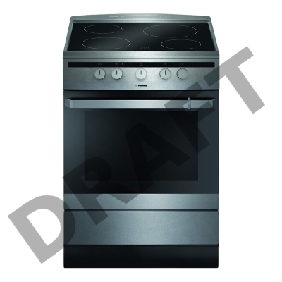 Плита Электрическая Hansa FCCX64000 серебристый