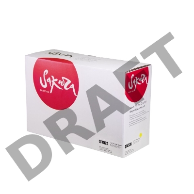 Картридж Sakura CF452A для HP, желтый, 10500 к.