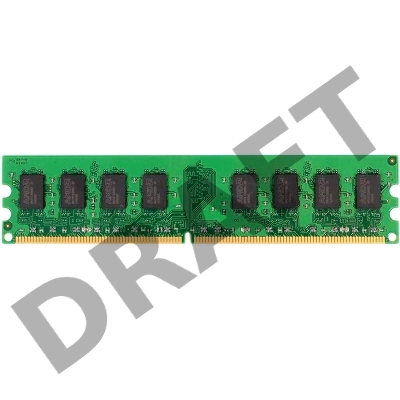 Память AMD 2GB DDR2  800MHz DIMM R3 Value Series Green R322G805U2S-UG Non-ECC, CL6, 1.8V, RTL