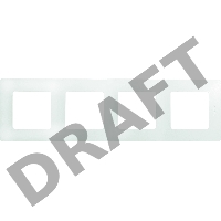 Рамка 4 поста, бел. ETIKA 