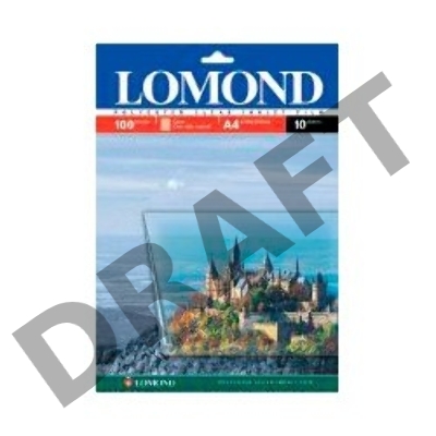 Пленка Lomond  PET Clear Ink Jet Film – прозрачная, А3, 100 мкм, 50 листов, для цветных струйных принтеров.