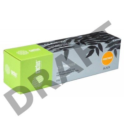 Тонер Картридж Cactus 106R01526 CS-PH6700X черный для Phaser 6700 (18000стр.)