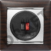 Рамка 1п ТемнДер/Сереб VLN Рамка 1п ТемнДер/Сереб VLN