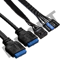 Корпус Miditower ExeGate AA-442U3 (ATX, без БП, 3*USB3.0, аудио, черный)