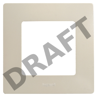 Рамка ETIKA 1 пост, сл. кость ETIKA Рамка 1 пост, сл. кость