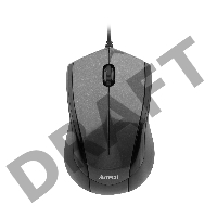 Мышь A4Tech N-400-1 (сер.глянец) USB, 2+1 кл.-кн.,провод.мышь