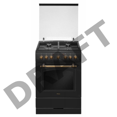 Плита Комбинированная Hansa FCMA68109 черный