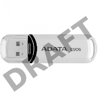 Флэш Диск ADATA Flash Drive 16Gb С906 AC906-16G-RWH {USB2.0, Белый}