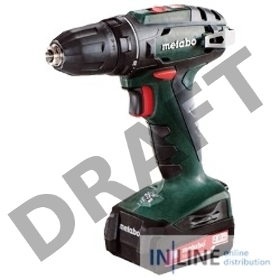 Дрель-шуруповерт безударная Metabo BS 14.4 602206530 { 2х2.0Ач Li-Ion,10мм,кейс, вес 1.2 кг }