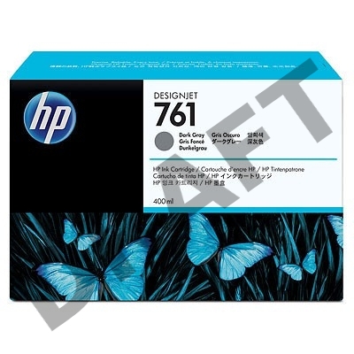 Картридж струйный HP №761 CM996A темно-серый для HP DJ T7100 (400мл)