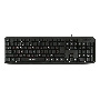 Клавиатура Oklick 90MV2 черный USB