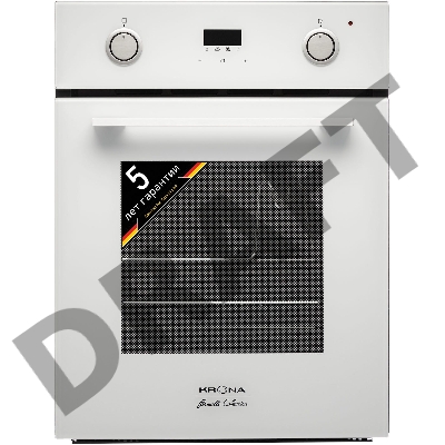 Электрический духовой шкаф Krona SONATA 45 WH, встраиваемый
