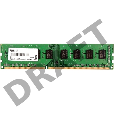 Модуль памяти Foxline DDR3 DIMM 4GB (PC3-10600) 1333MHz FL1333D3U9S-4G