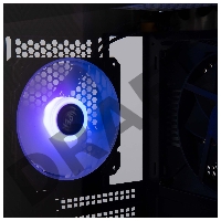 Корпус Hiper DCW белый без БП ATX 1x120mm 1x140mm 1xUSB2.0 1xUSB3.0 audio bott PSU