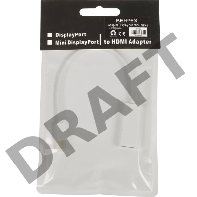 Переходник HDMI DisplayPort mini (m)/HDMI19 (f) 0.2м