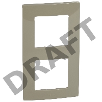 Рамка 2 поста Светлая галька ETIKA Рамка 2 поста Светлая галька