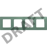 Рамка 4 поста Светлая галька ETIKA