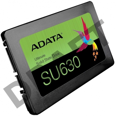 Твердотельный накопитель SSD ADATA SU630SS Client SSD 960GB  ASU630SS-960GQ-R SATA 6Gb/s, 520/450, IOPS 40/65K, MTBF 1.5M, 3D QLC, 200TBW, RTL