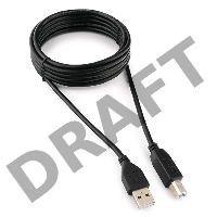Кабель Gembird CCP-USB2-AMBM-10 USB 2.0 кабель PRO для соед. 3.0м AM/BM   позол. контакты, пакет