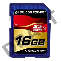 Флеш карта SDHC 16Gb Class10 Silicon Power SP016GBSDH010V10 w/o adapter