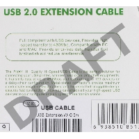 Кабель Aopen/Qust Кабель-адаптер USB2.0-repeater, удлинительный активный <Am-->Af> 5м (ACU823-5M) 6938510851314