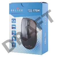 Мышь Oklick 175M черный {Мышь (1000dpi) USB (3кнопки)}