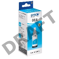 Чернила для EPSON C13T66424A Epson L100 (cyan) 70 мл