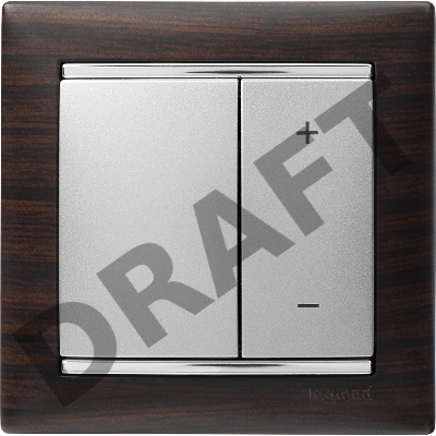 Рамка 1п ТемнДер/Сереб VLN Рамка 1п ТемнДер/Сереб VLN