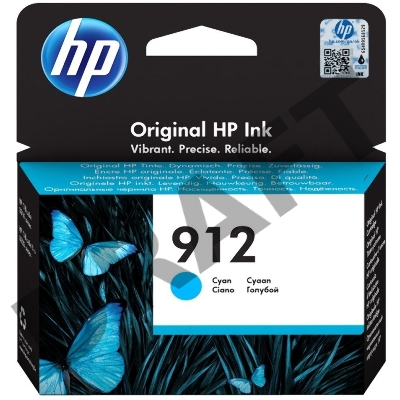 Картридж струйный HP 912 3YL77AE голубой (315стр.) для HP OfficeJet 801x/802x