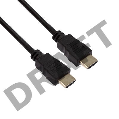 Кабель Proconnect (17-6208-6) Шнур  HDMI - HDMI  gold  10М  с фильтрами  (PE bag)