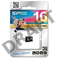 Флеш карта microSD 16Gb Class10 Silicon Power SP016GBSTH010V10 